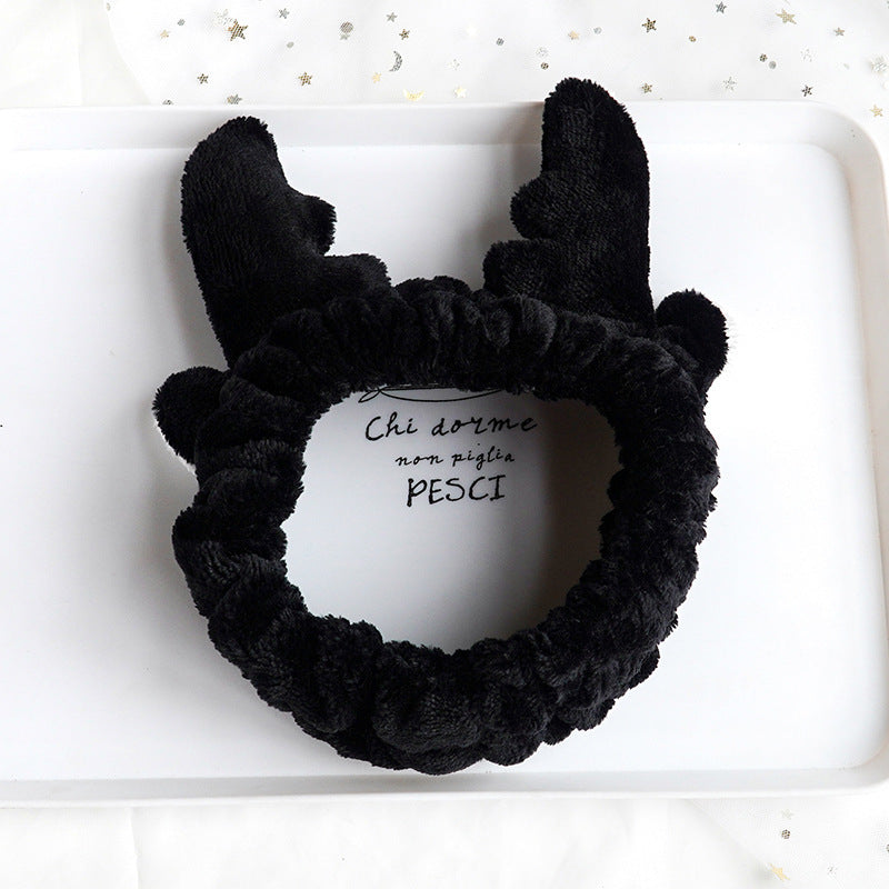 Cute Panda Ear Soft Carol Fleece Women Headband Cute Panda Ear Soft Carol Fleece Women Headband